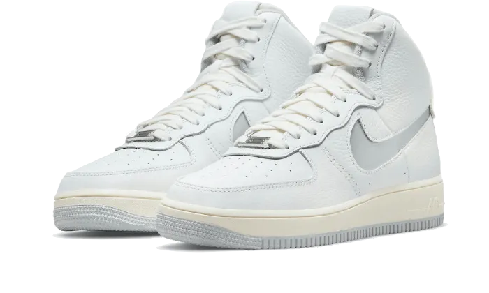 Nike Air Force 1 High Sculpt White Silver City Stroll
