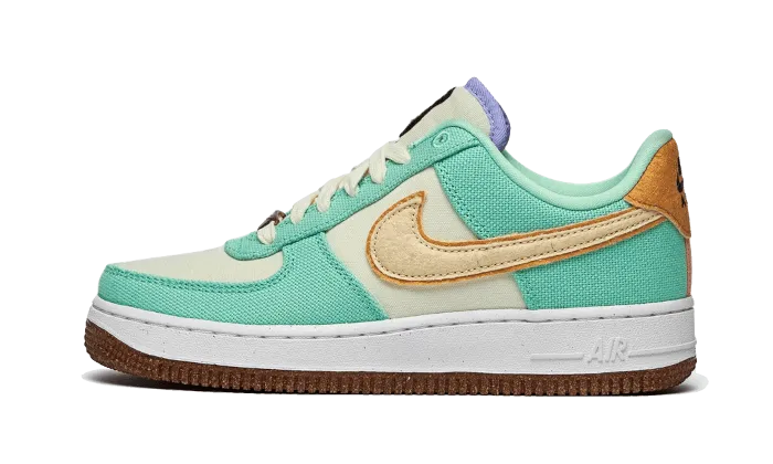 Nike Air Force 1 Low '07 LX Happy Pineapple Green Glow Sleek Profile Precision fit