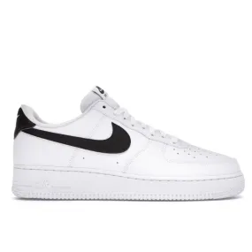 Nike Air Force 1 Low '07 White Black Pebbled Leather Long distance endurance