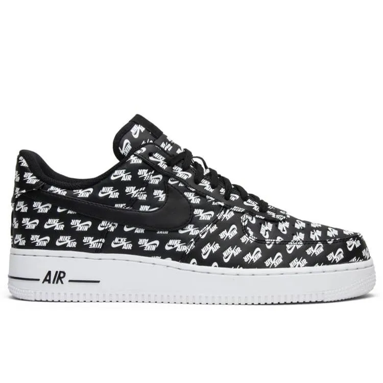 Nike Air Force 1 Low All Over Logo Black beginner running footwear