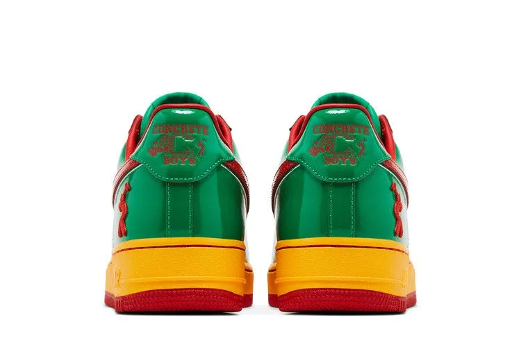 Cushion Frame Nike Air Force 1 Low Lil Yachty Concrete Boys Lucky Green