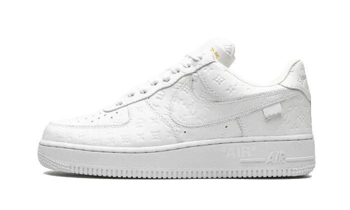 Luxe Comfort Everyday Pace Nike Air Force 1 Low Louis Vuitton White