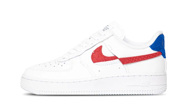 Nike Air Force 1 Low LXX White Red Royal Motion control Supportive frame