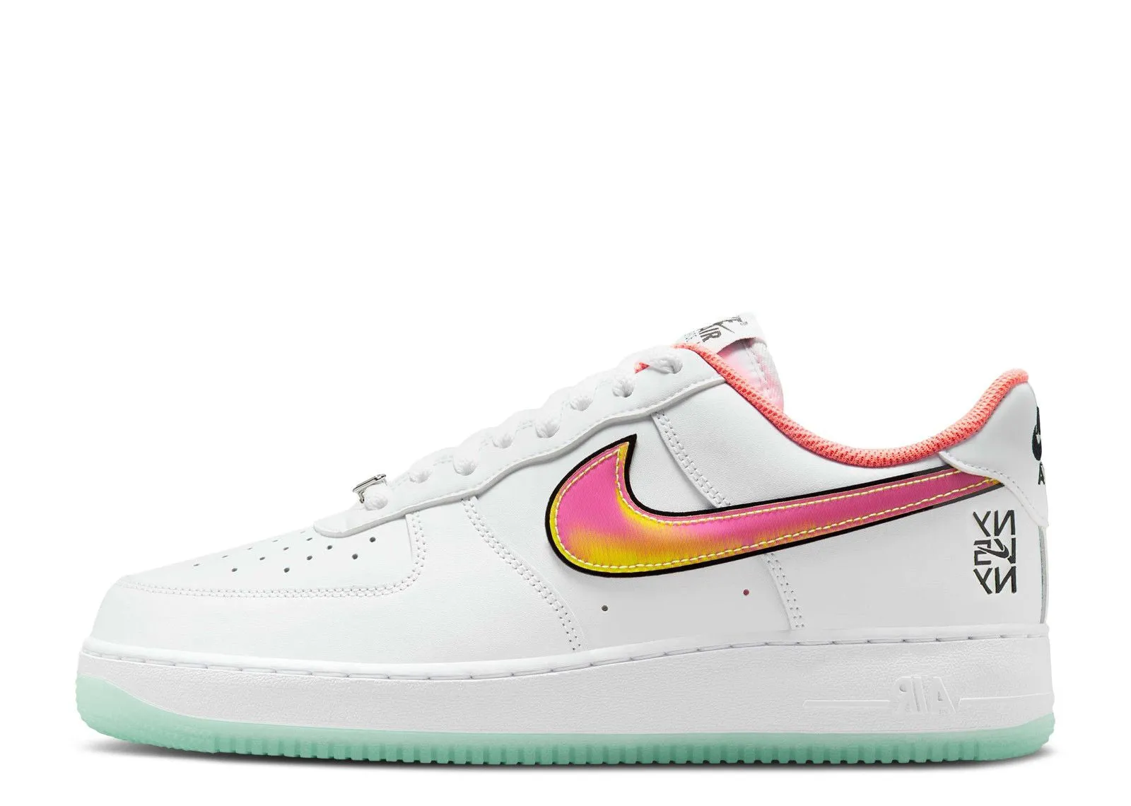 Nike Air Force 1 Low NY vs. NY White Crimson Pulse Daily Fashion Anti Odor Coating