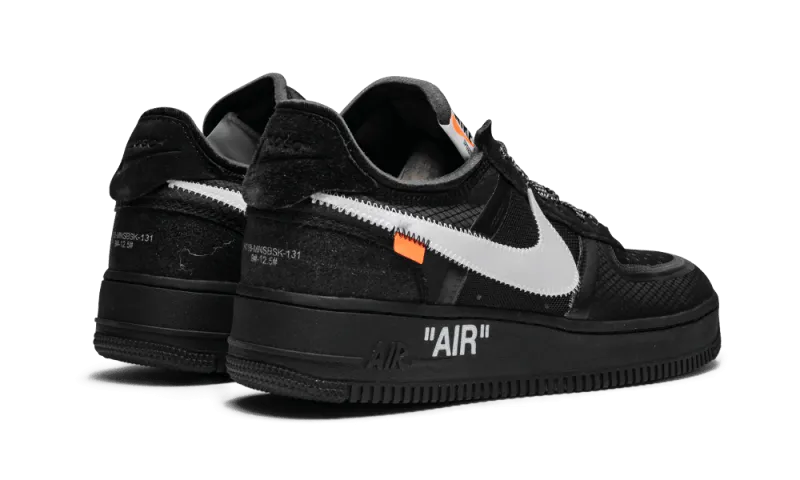 Nike Air Force 1 Low Off-White Black Structured Feel