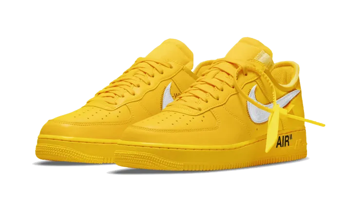 Comfort Adjust Nike Air Force 1 Low Off-White University Gold Metallic Silver