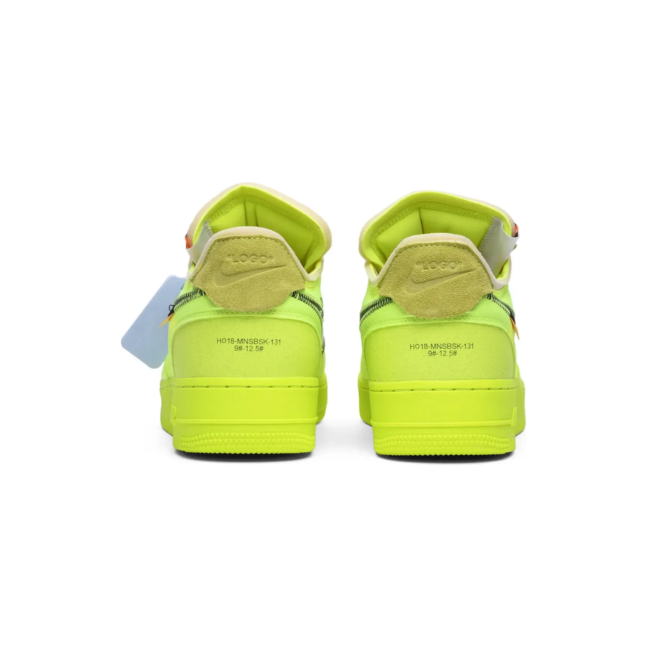 Nike Air Force 1 Low Off-White Volt marathoning ergonomic - design shoes