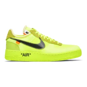 Leather Quality rainy - day running option Nike Air Force 1 Low Off-White Volt