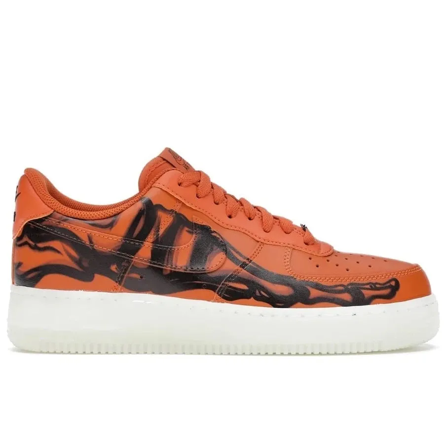 trail - running - shoes TPU - sole shoes Nike Air Force 1 Low Orange Skeleton