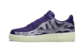 Casual Utility Slim performance Nike Air Force 1 Low Purple Skeleton Halloween (2021)