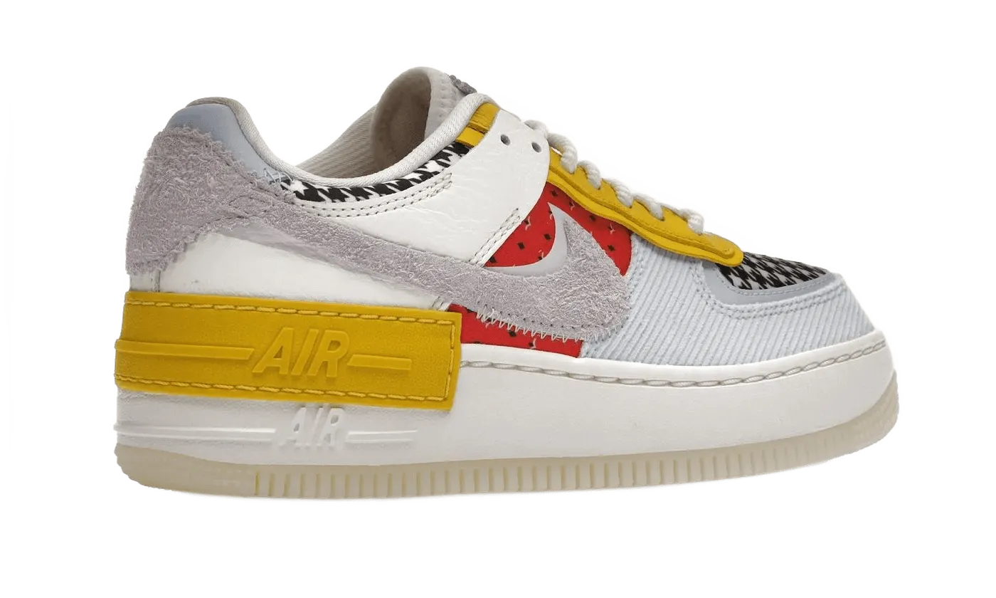 Nike Air Force 1 Low Shadow Multi Print Houndstooth Moisture Wicking Sockliner