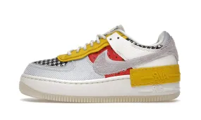 Traction pattern Slip Assist Nike Air Force 1 Low Shadow Multi Print Houndstooth