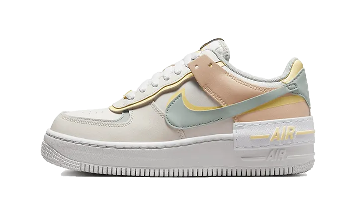 Shape Memory Unique grip Nike Air Force 1 Low Shadow Sail Light Silver Citron Tint
