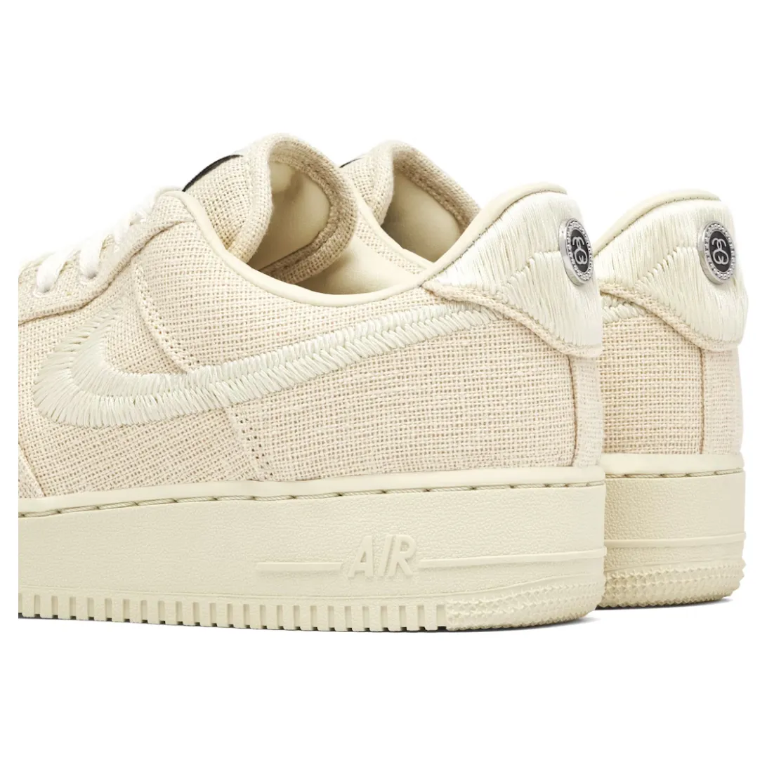 track athlete Nike Air Force 1 Low Stussy Fossil