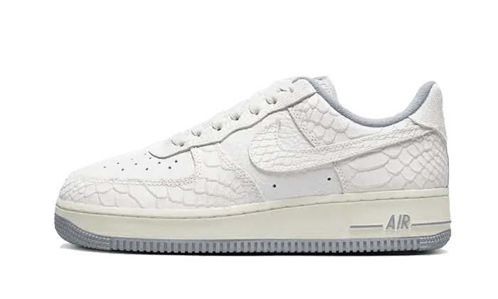 Nike Air Force 1 Low White Python Grounded Footbed Heat Dissipating