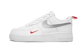 Dynamic flex Nike Air Force 1 Low White Red Mini Swoosh