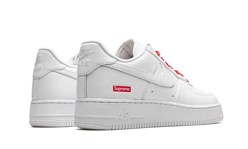 Heel Counter Support Foot Tech Nike Air Force 1 Low White Supreme