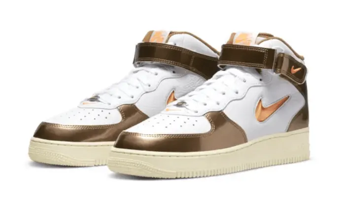 Nike Air Force 1 Mid Ale Brown Vapor Wick Fabric Elevated Design