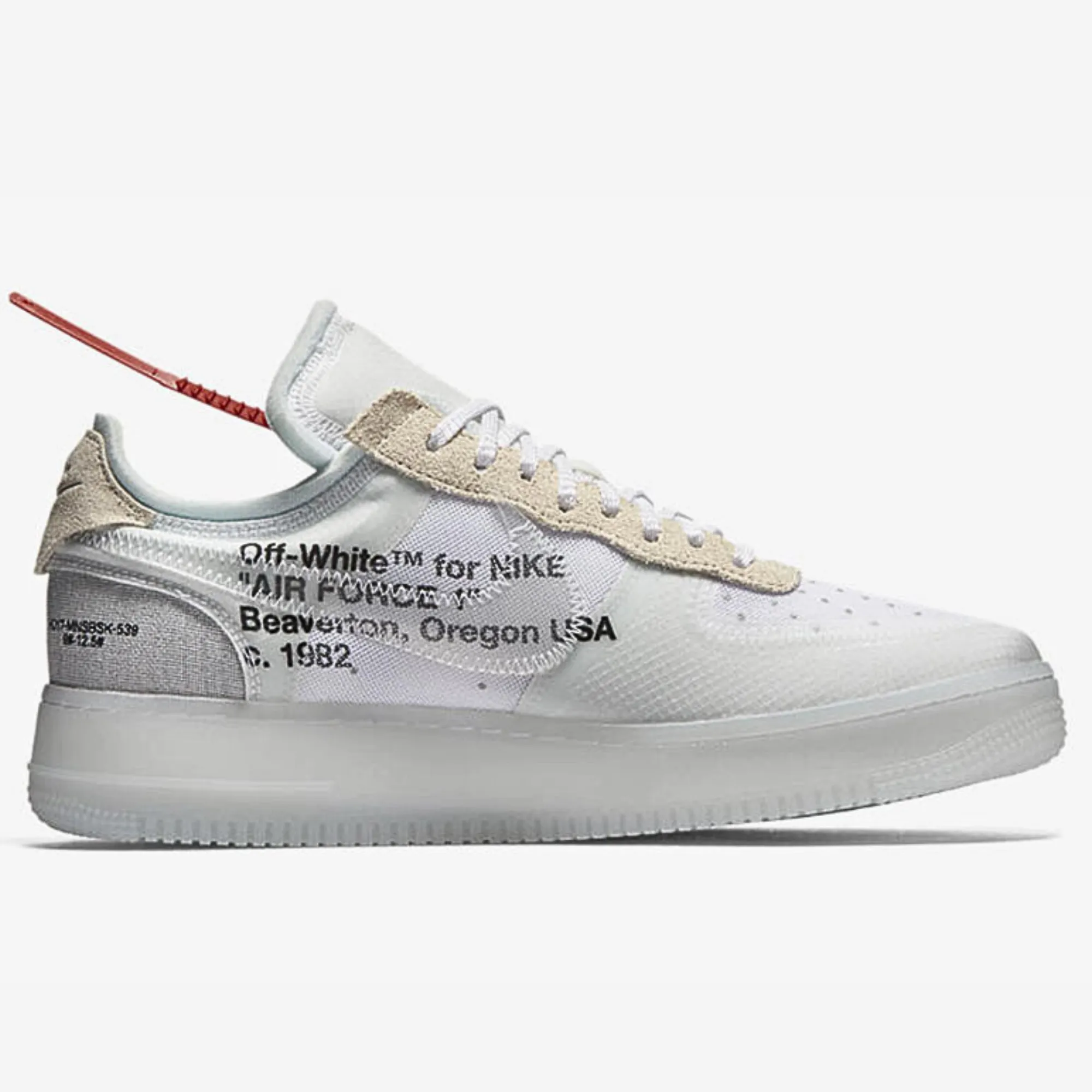 Comfortable Midsole Nike Air Force 1 Off White The Ten Low