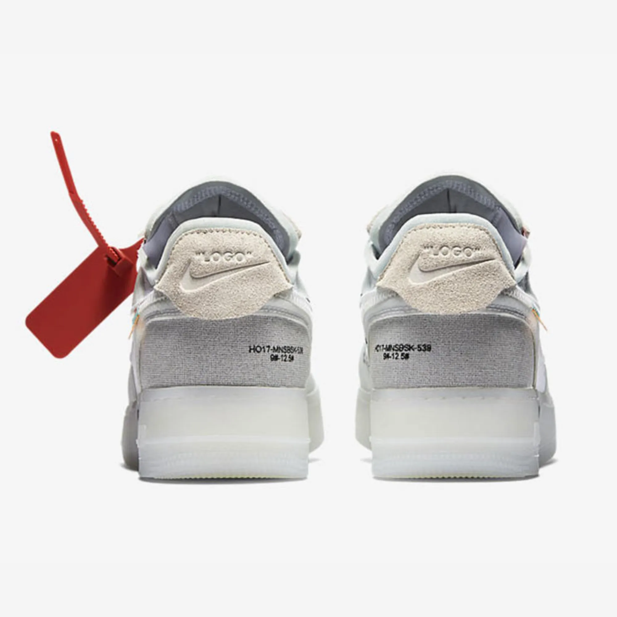 Nike Air Force 1 Off White The Ten Low Zero Drop Platform