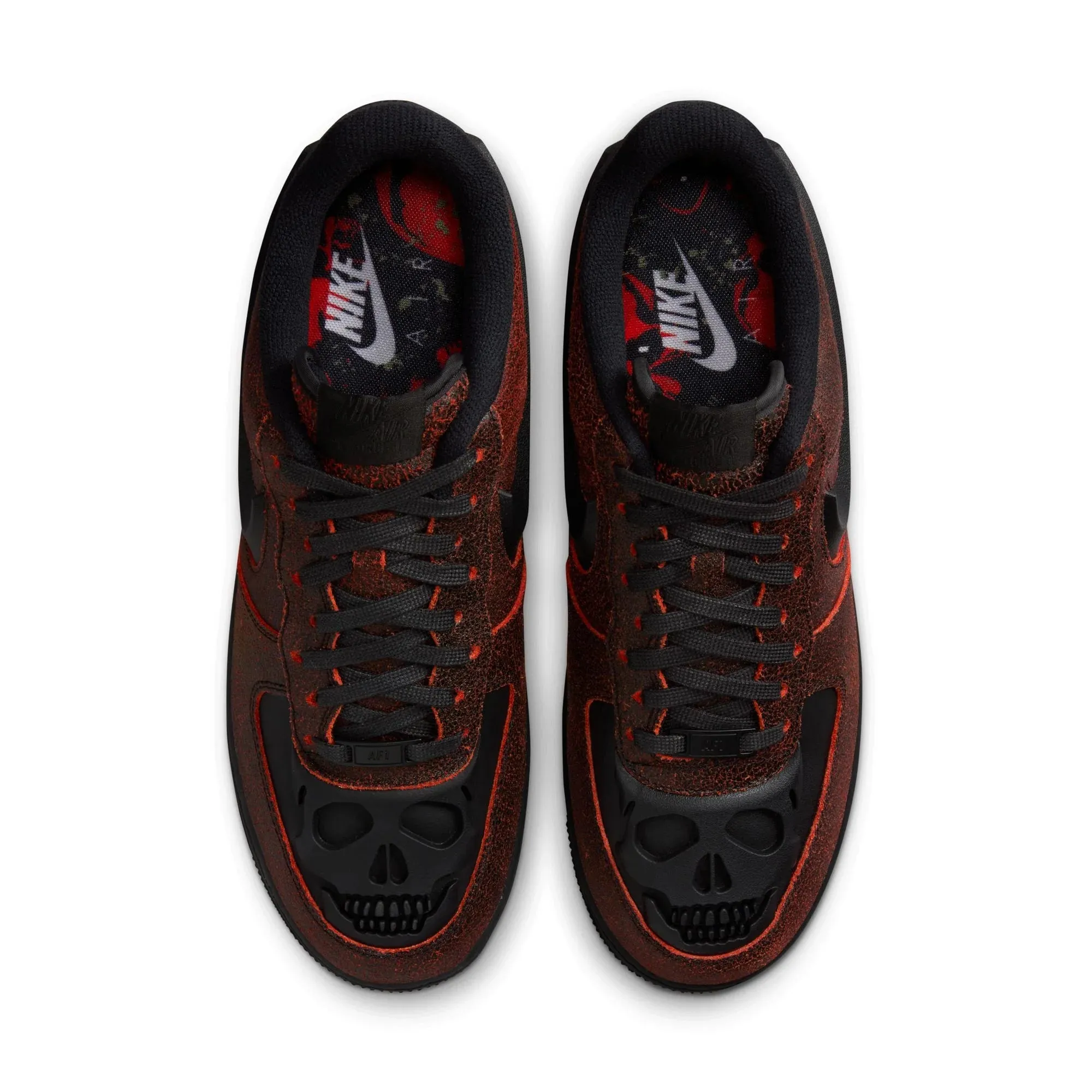 comfort features Midsole Foam Nike Air Force 1 Retro Halloween QS - BLACK/BLACK-CRIMSON