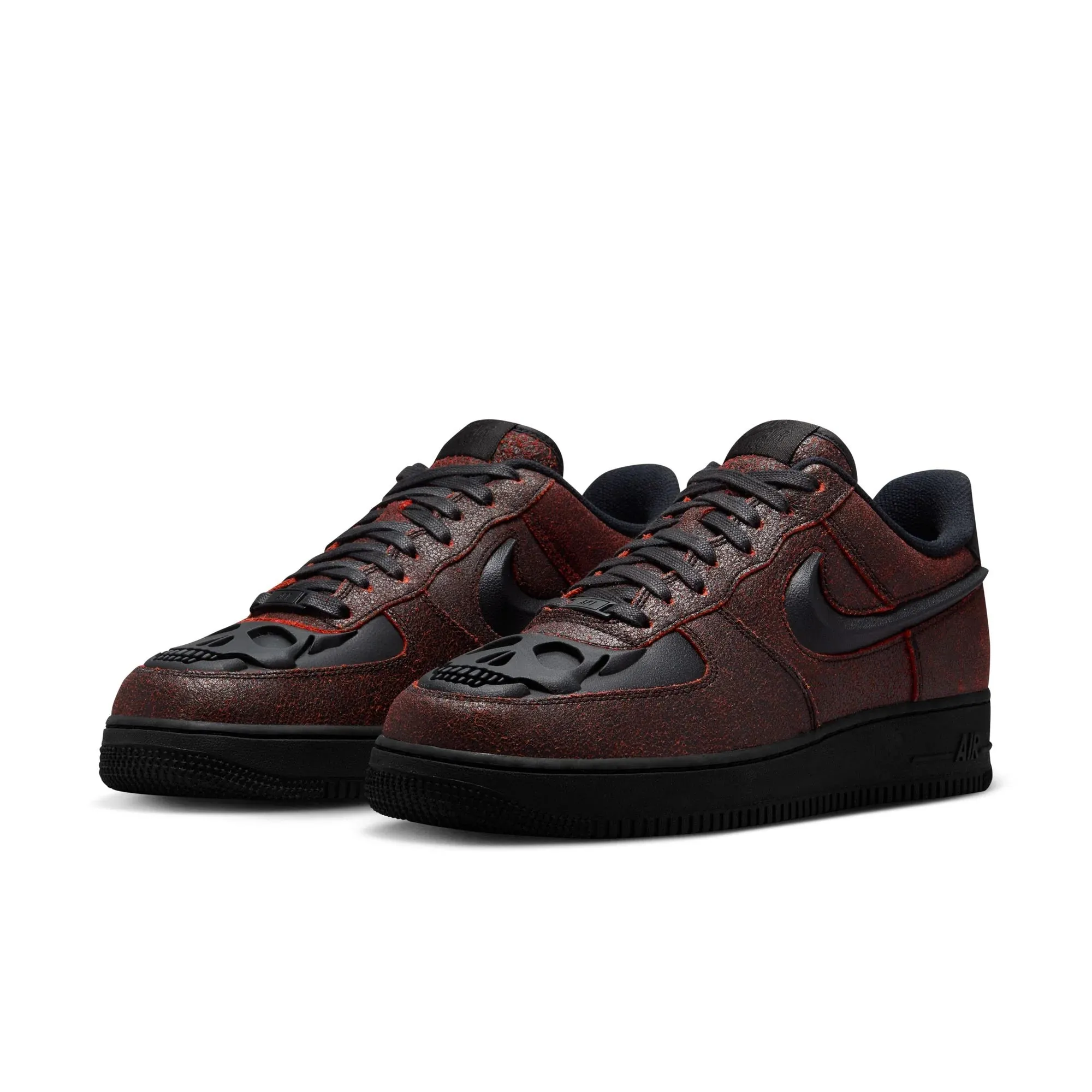 Comfort Socks Nike Air Force 1 Retro Halloween QS - BLACK/BLACK-CRIMSON