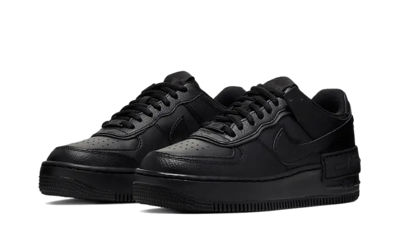 Shockproof Nike Air Force 1 Shadow Triple Black