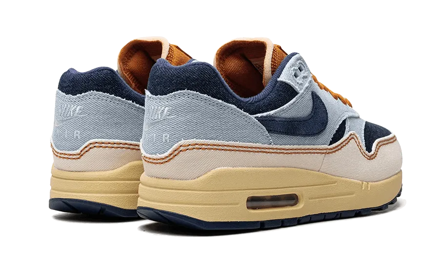 Nike Air Max 1 ??7 Denim Aura Resilient Pace Foot Comfort