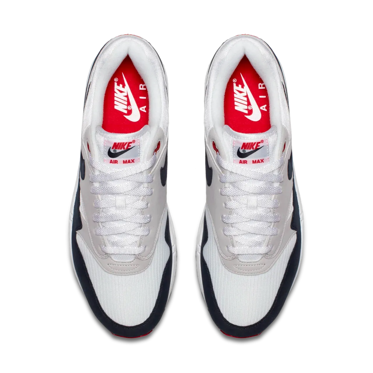 Nike Air Max 1 anniversary (White/Dark/Obsidian) High-Traction Sole