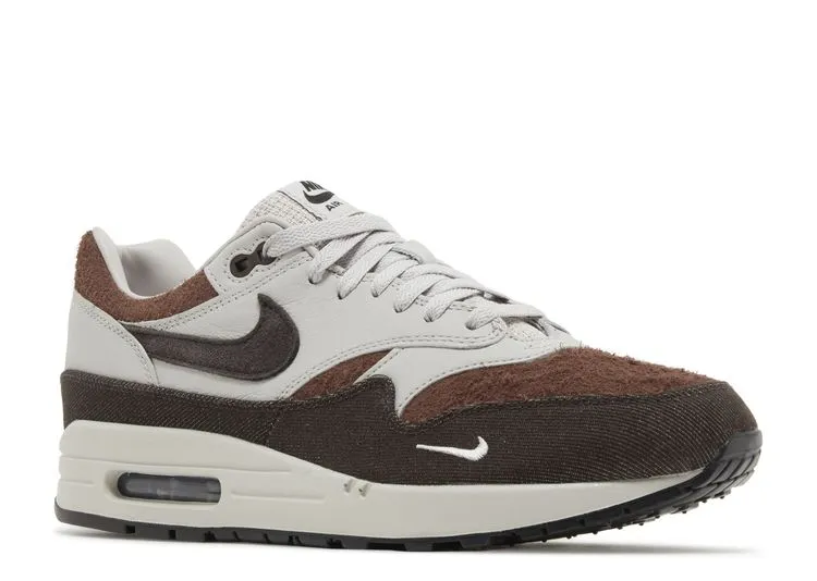 Anti   Abrasion Sporty lining Nike Air Max 1 Brown Stone