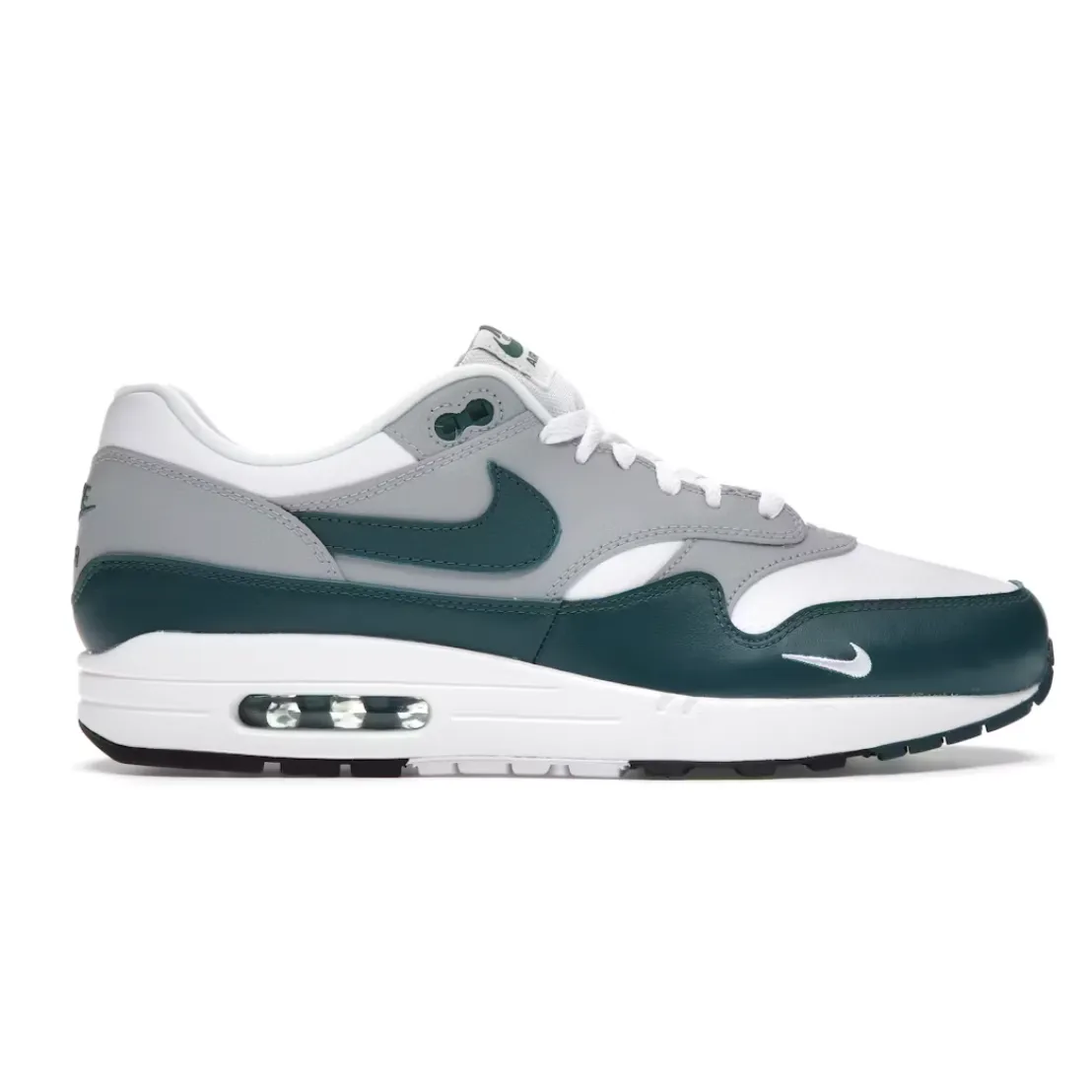 leather - upper - feature shoes store - brand shoes Nike Air Max 1 Dark Teal Green