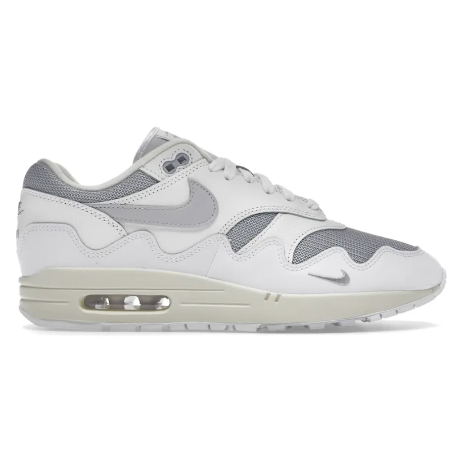 Nike Air Max 1 Patta Waves White running in dry conditions shoes HookAndLoop