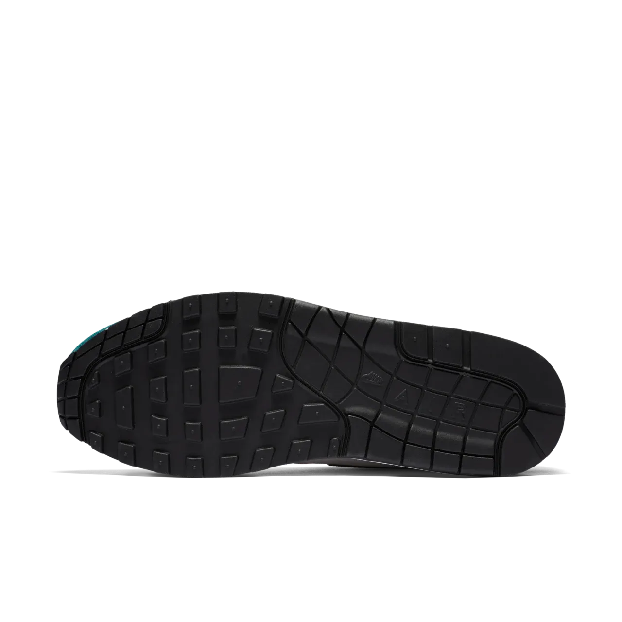 Nike AIR MAX 1 PREMIUM VERT MERAUDE Dynamic Step Quiet Ground