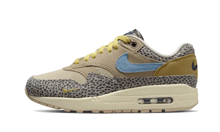 Comfortable Foot Support Midsole Cushion Nike Air Max 1 Safari Cobblestone