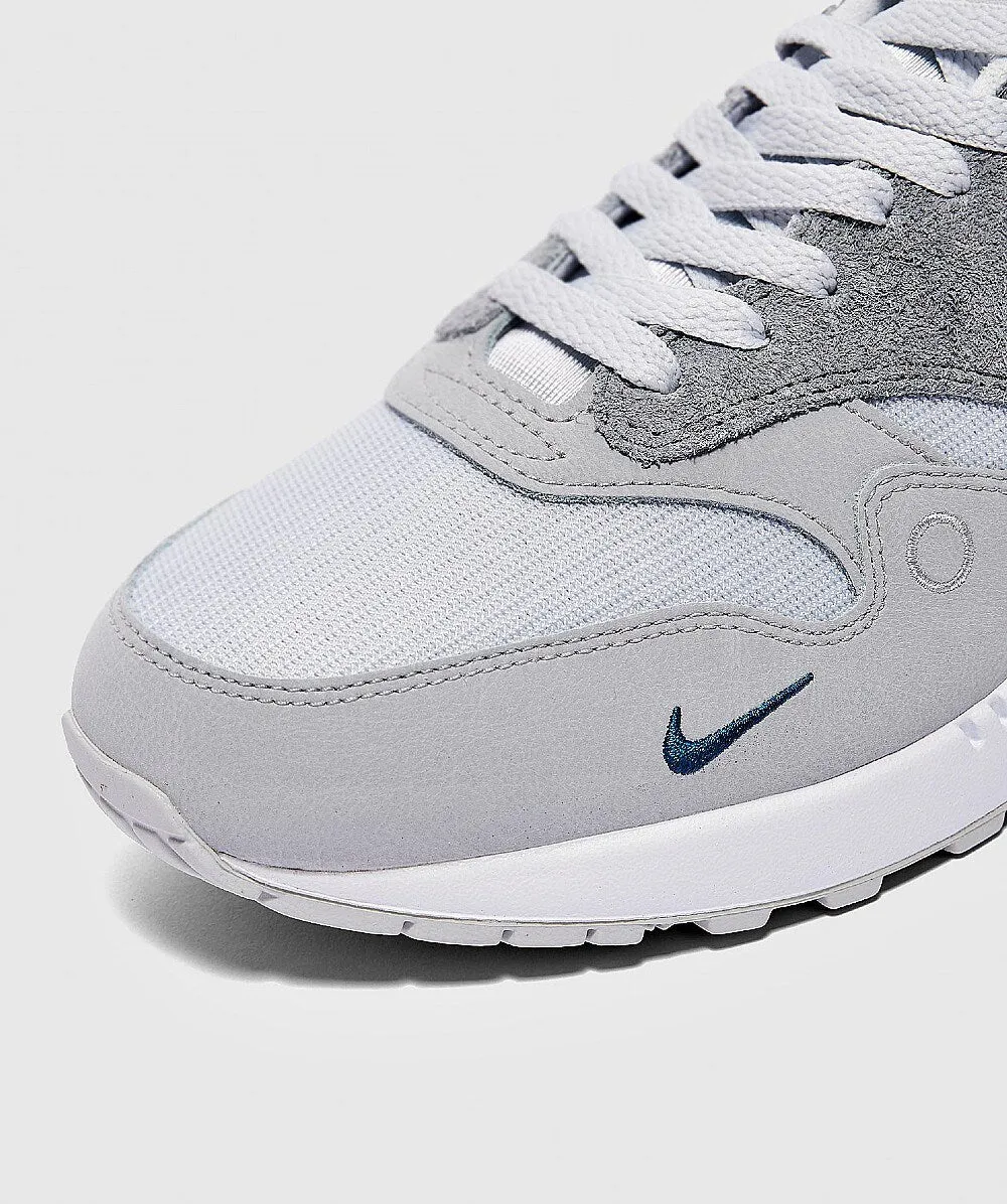 Nike AIR MAX 1 SNEAKER SMOKE GREYWHITE Shock-absorbent Street Movement