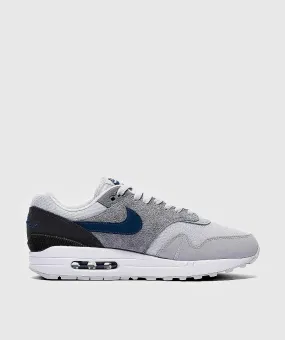 Flexible frame Microfiber Heel Counter Nike AIR MAX 1 SNEAKER SMOKE GREYWHITE