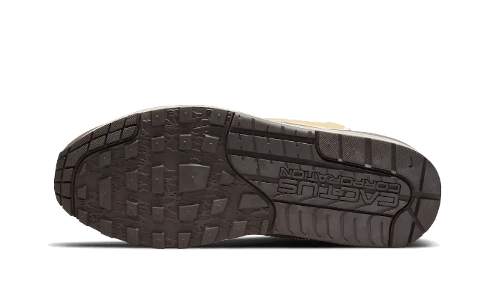 Ultra-soft shock absorption Sleek Outline Nike Air Max 1 Travis Scott Cactus Jack Baroque Brown