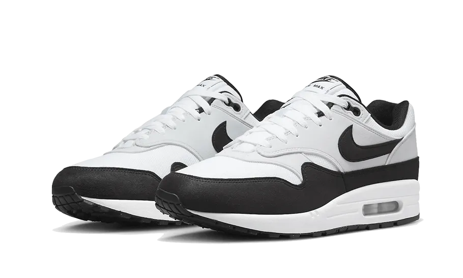 zipper Nike Air Max 1 White Black