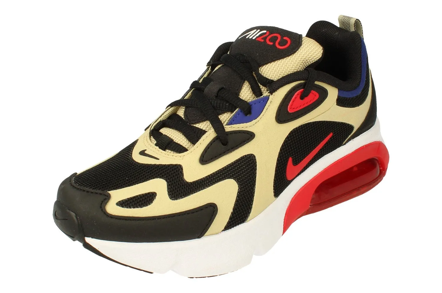 Nike Air Max 200 GS At5627 700 running in a hot spring area shoes triangular - design shoes
