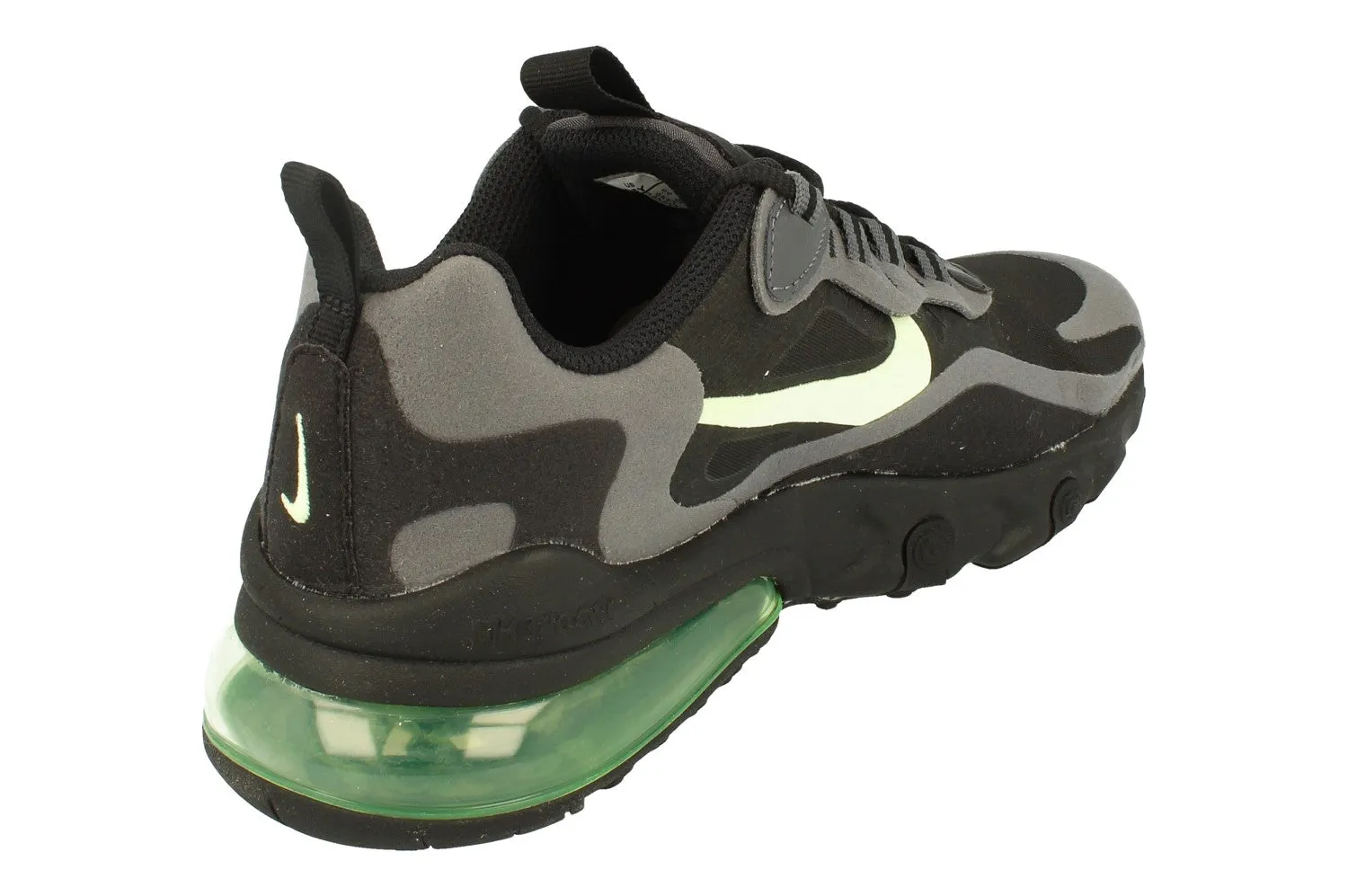 high - mileage shoe endurance shock - absorbing midsole shoes Nike Air Max 270 React GS BQ0103 008