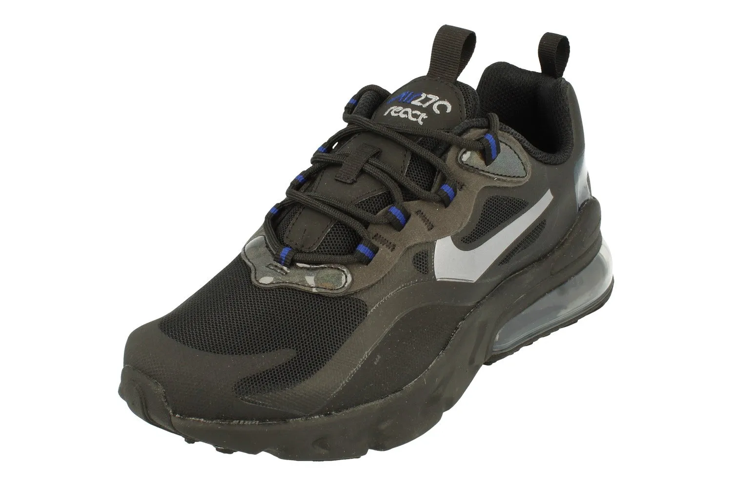 bright colored shoes running in new tracks shoes Nike Air Max 270 React GS CZ4209 001