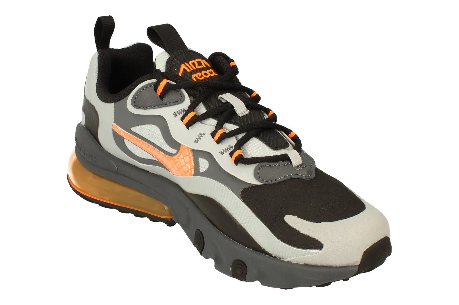 Nike Air Max 270 React Winter GS Bq4760 001 Strap closure well - being