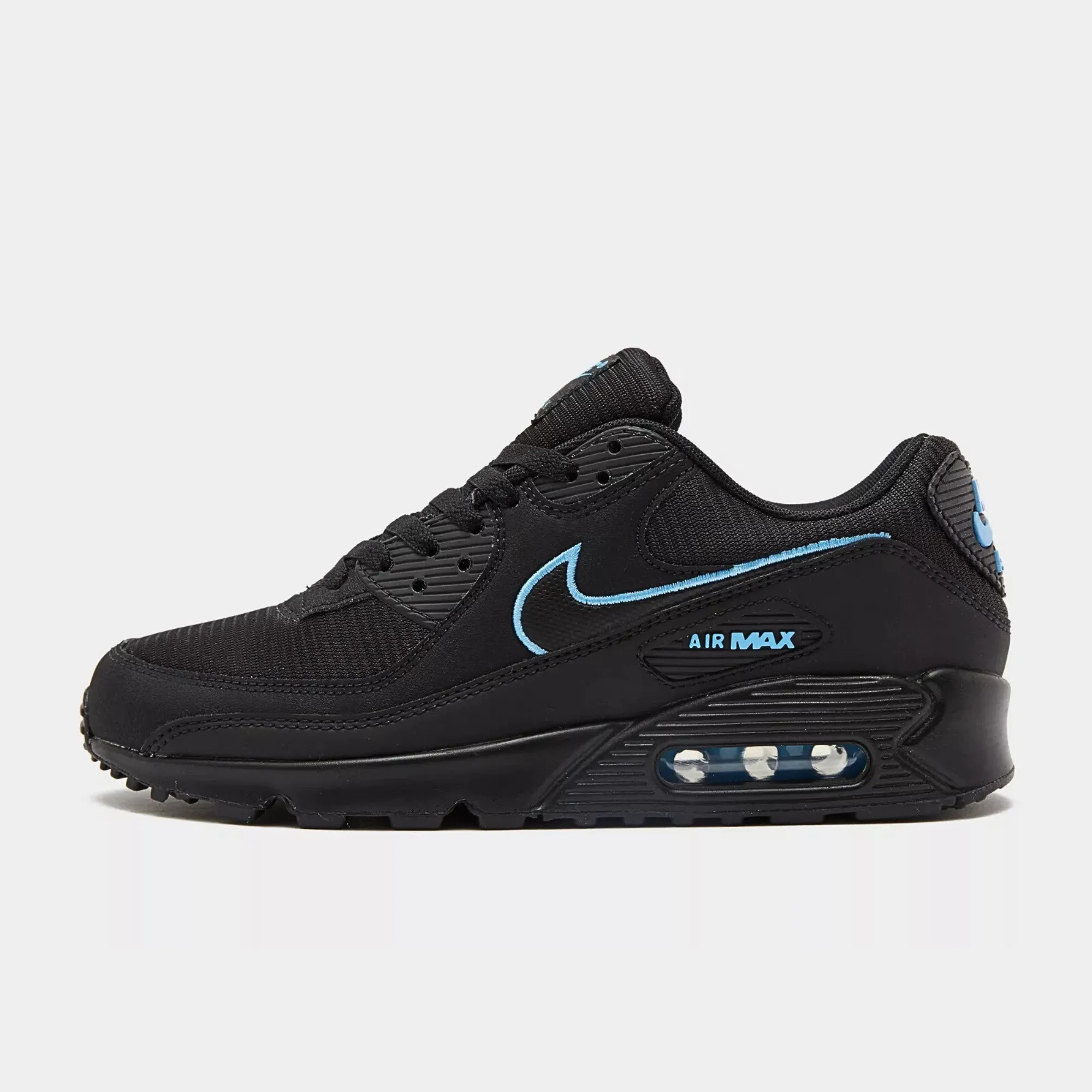 Nike Air Max 90 Black/University Blue Shock Use