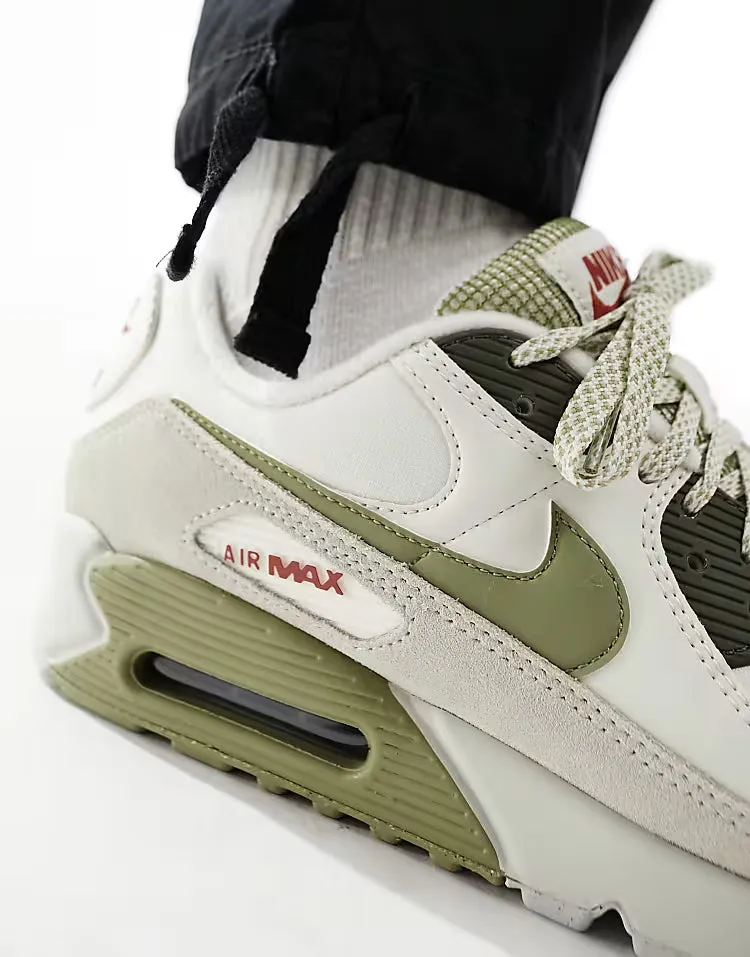 Pressure Distribution Nodes Nike Air Max 90  Kaki/taupe