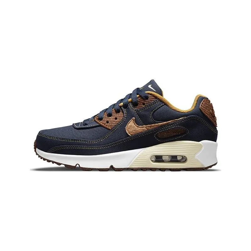 Functional Wear Thermal Regulating Interior Nike AIR MAX 90 SE OBSIDIAN-WHEAT-COCONUT MILK-WHI