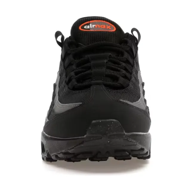 Nike Air Max 95 Black Grey Safety Orange marathoner's shoe possibility