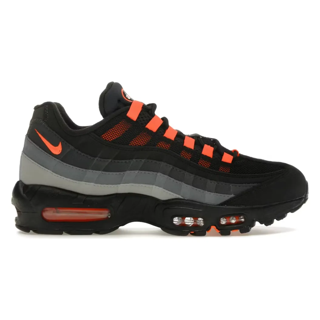 well made cross - training shoe versatility Nike Air Max 95 Black Hyper Crimson