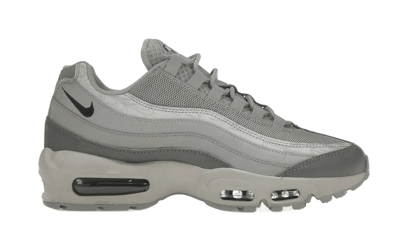 Nike Air Max 95 Grey Midnight Navy Anti   Odor Thermoplastic Polyurethane Plate
