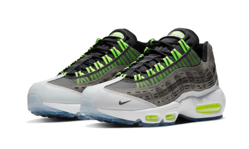 Nike Air Max 95 Kim Jones Black Volt Odor Control Insoles Dynamic Traction