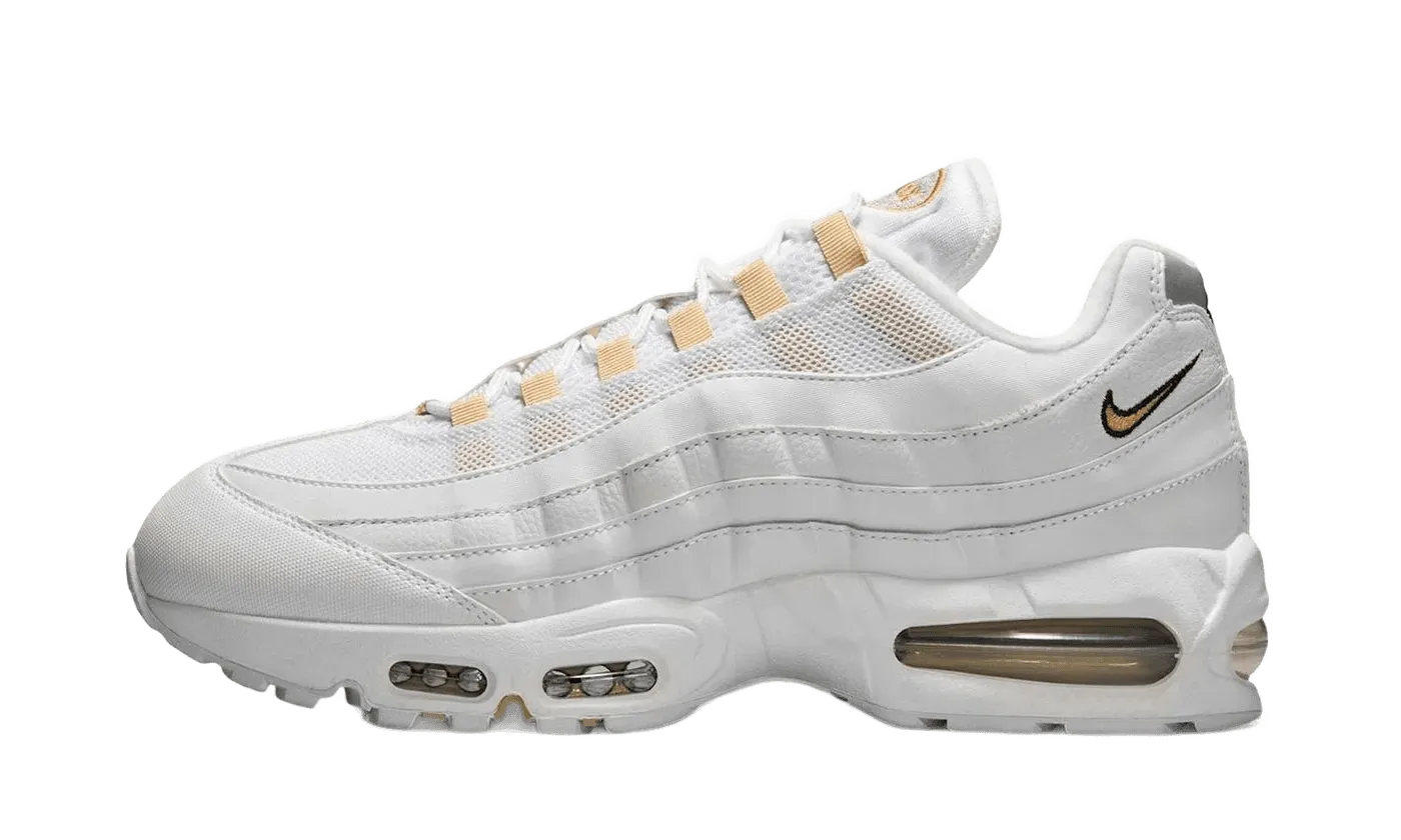 Nike Air Max 95 OG Big Bubble White Team Gold Heel Counter Structure